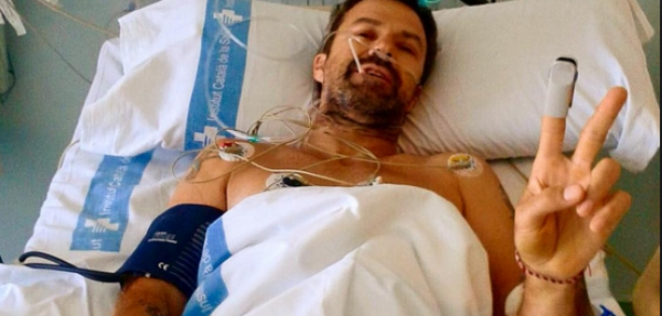 Jarabe de Palo in ospedale