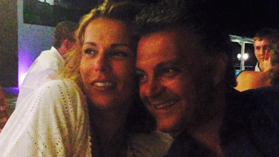 Sandra e il marito Dimitris