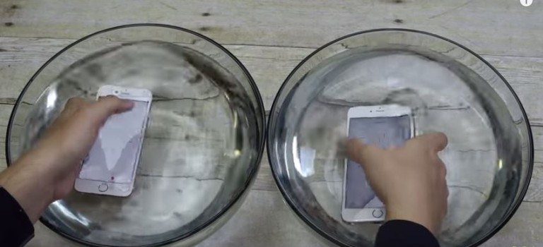 Test impermeabilità iPhone 6S - 3