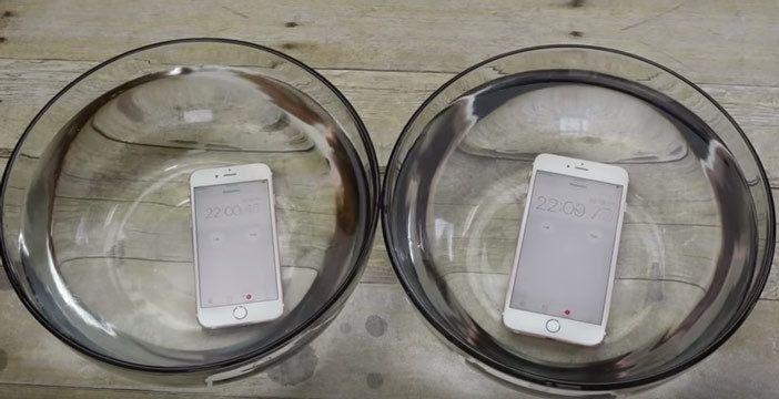Test impermeabilità iPhone 6S - 1