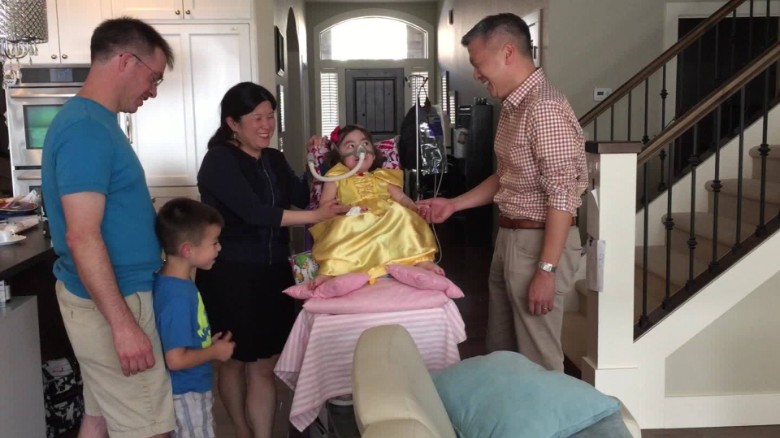 Julianna assieme alla famiglia