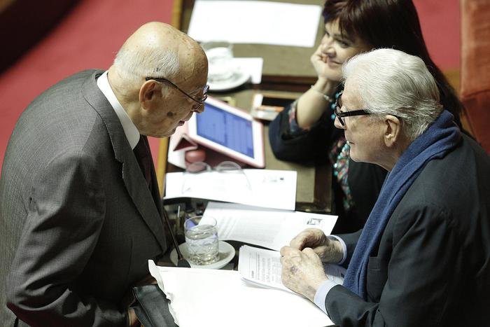 Giorgio Napolitano e Sergio Zavoli