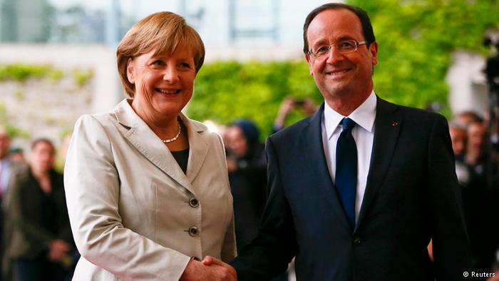 Hollande e la Merkel