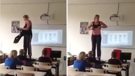 Insegnante si spoglia per insegnare anatomia 4