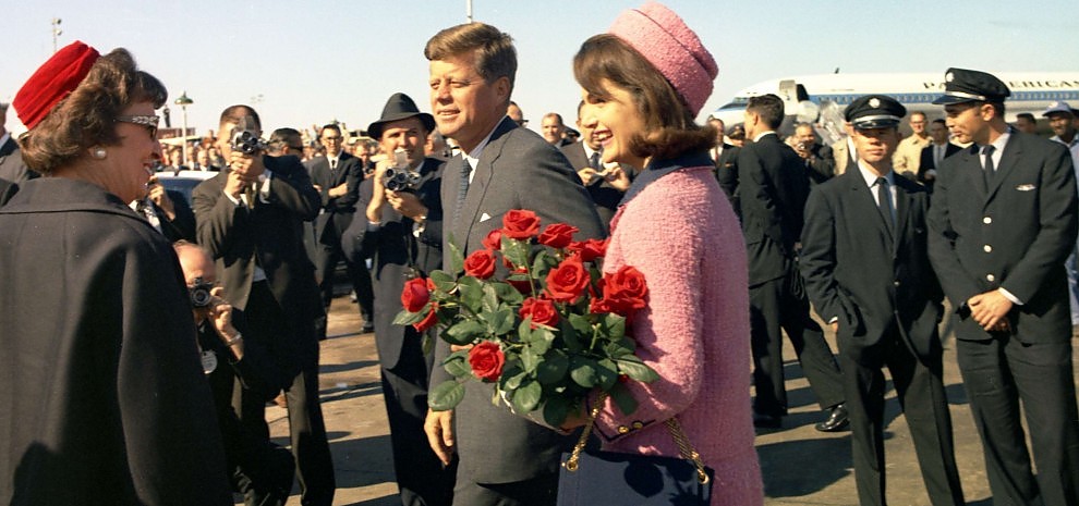 John F. Kennedy e la moglie