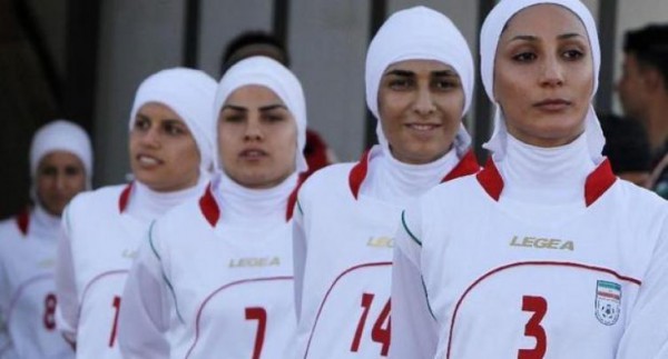 La squadra femminile dell'Iran