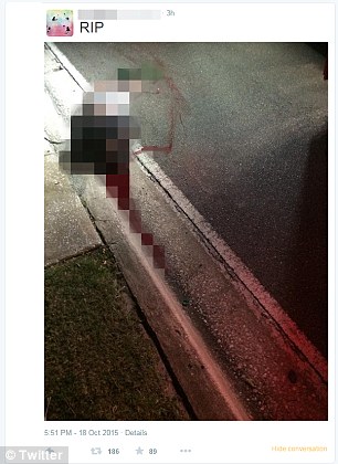 L'immagine choc del 16enne Trevius Williams