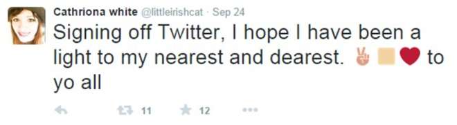 L'ultimo tweet della compagna di Jim Carrey