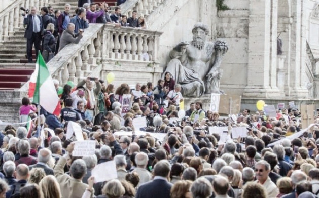 Marino e i suoi sostenitori