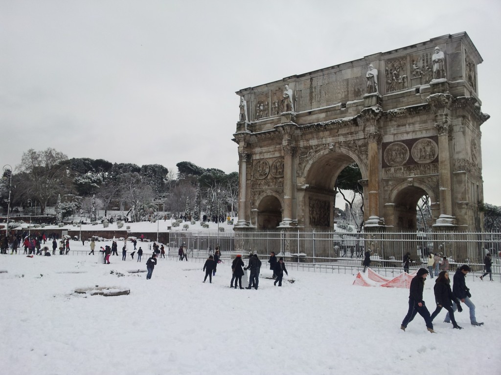 Neve a Roma
