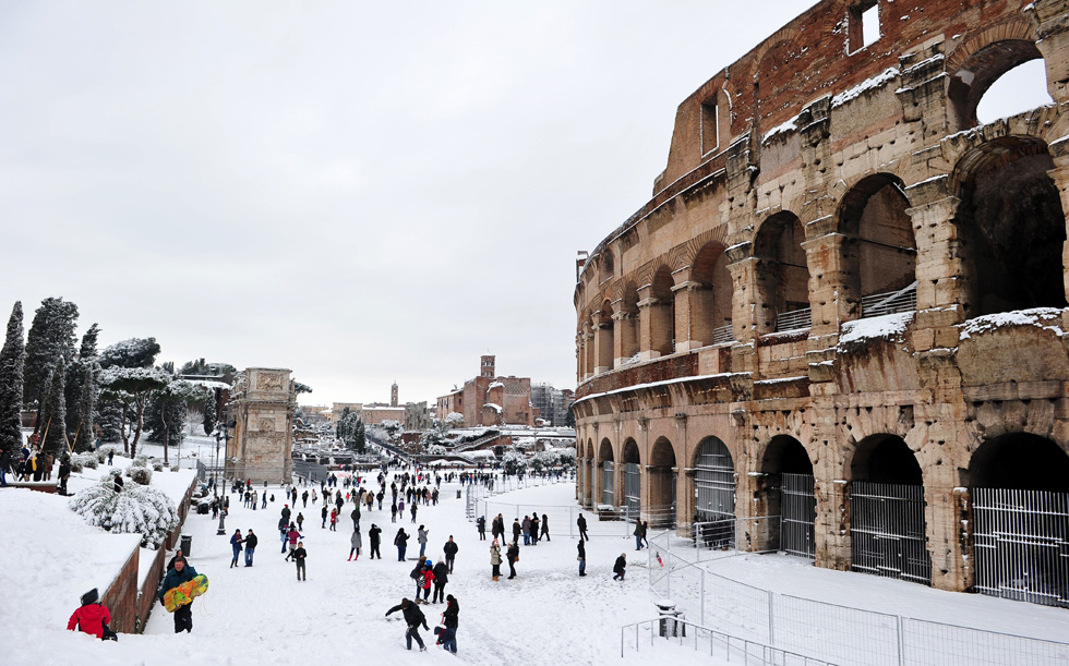 Neve a Roma