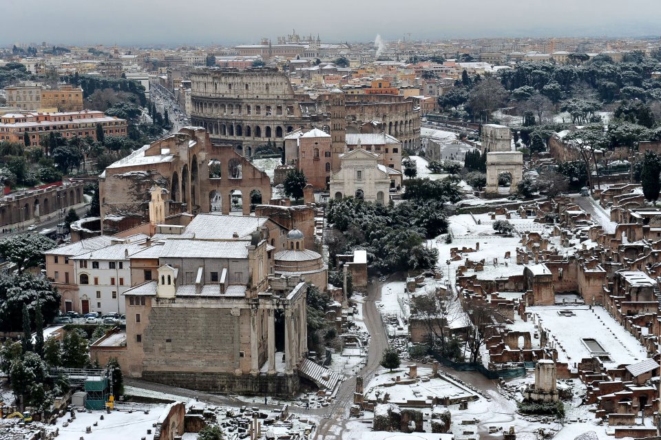 Neve a Roma