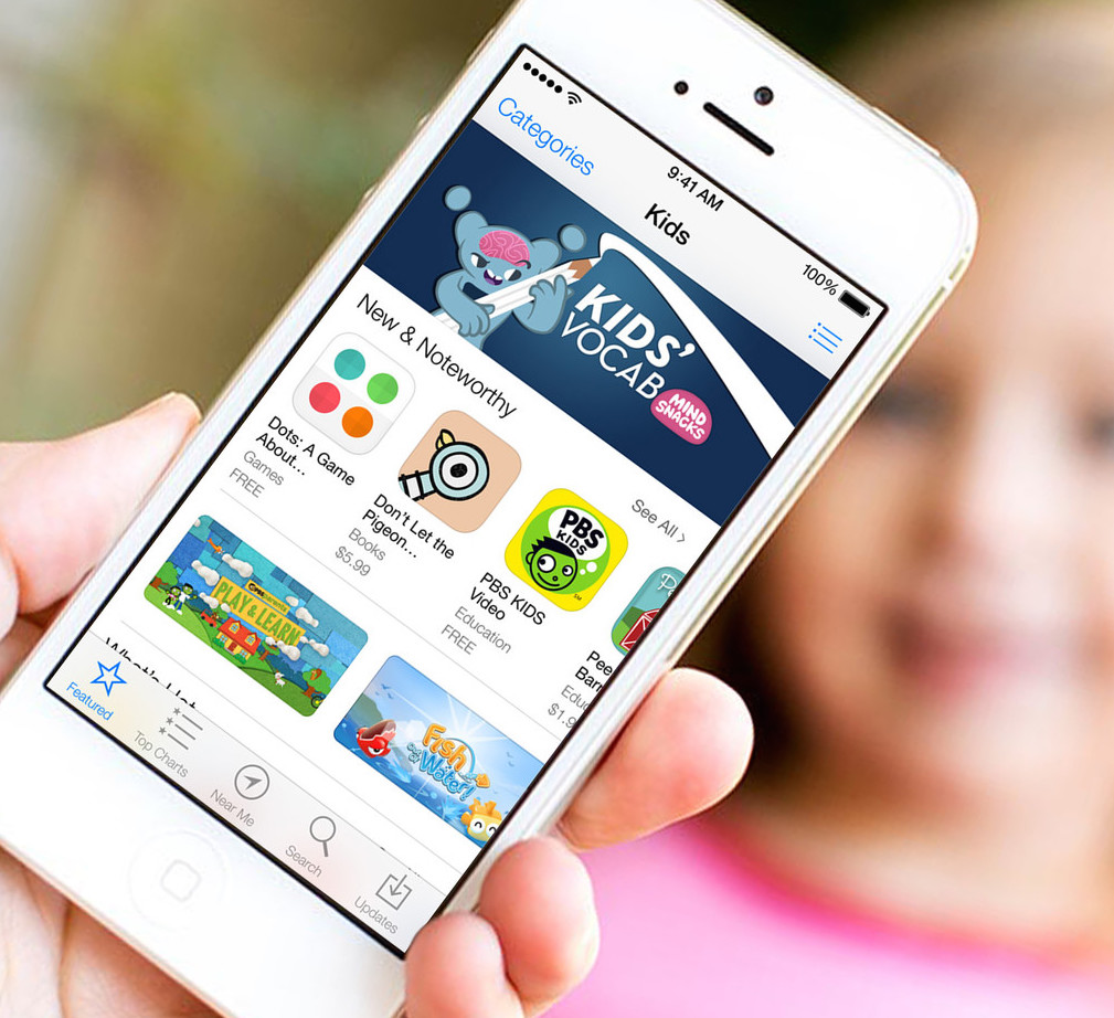 Sezione Bambini su App Store