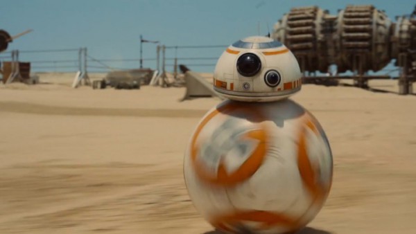 Un frame di Star Wars VII