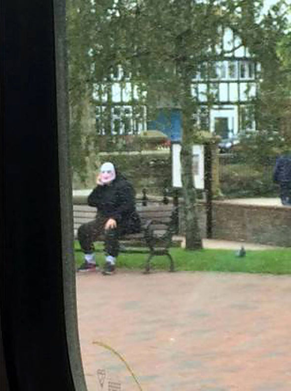 Uno dei sospetti clown