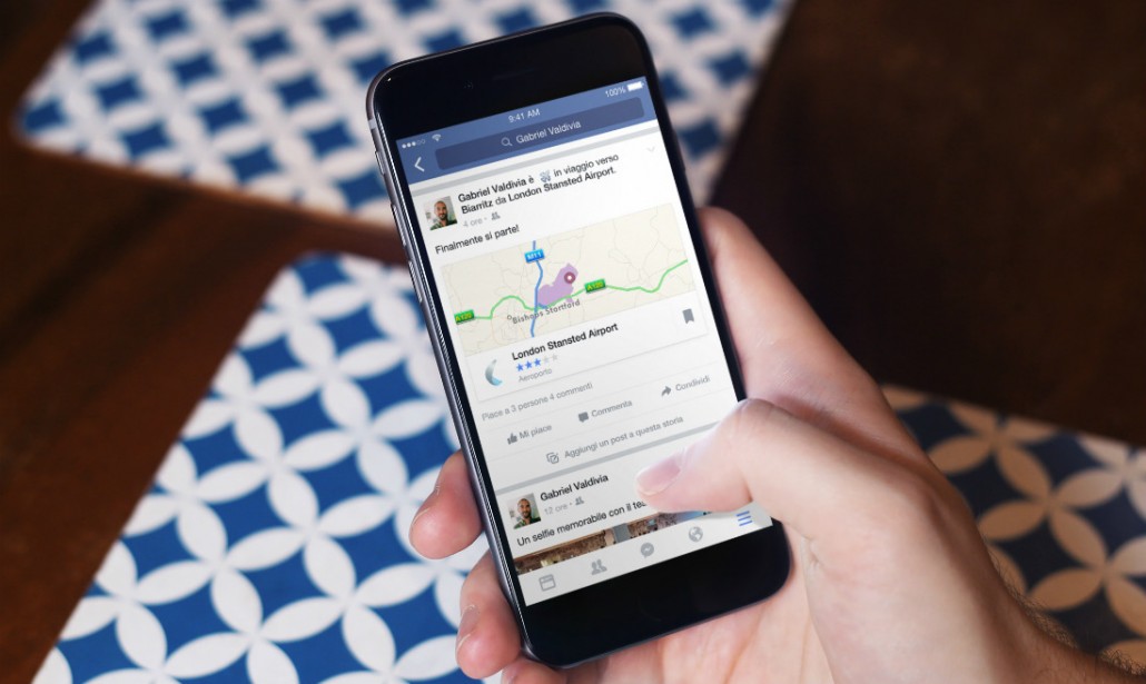 Utilizzare l'app Facebook