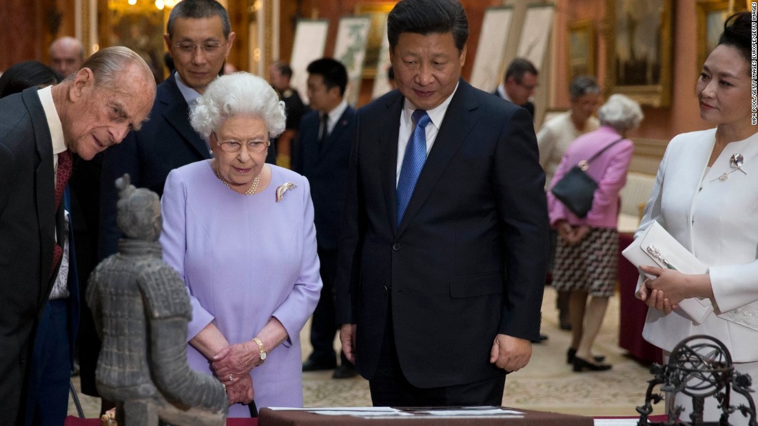 Xi Jinping e la Regina