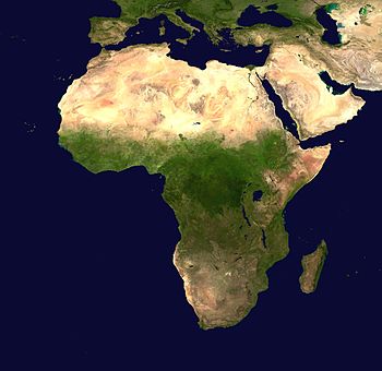 Deserto del Sahara nell'Africa settentrionale