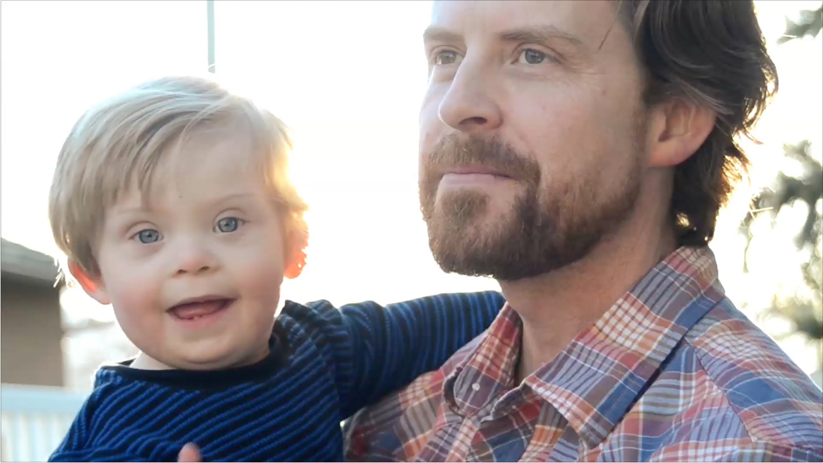 Alan Lawrence e il figlio Will