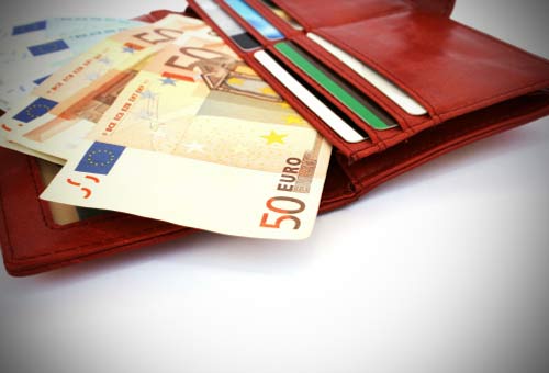 Contanti e carte di credito