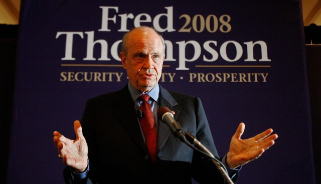 Fred Thompson e il suo impegno politico