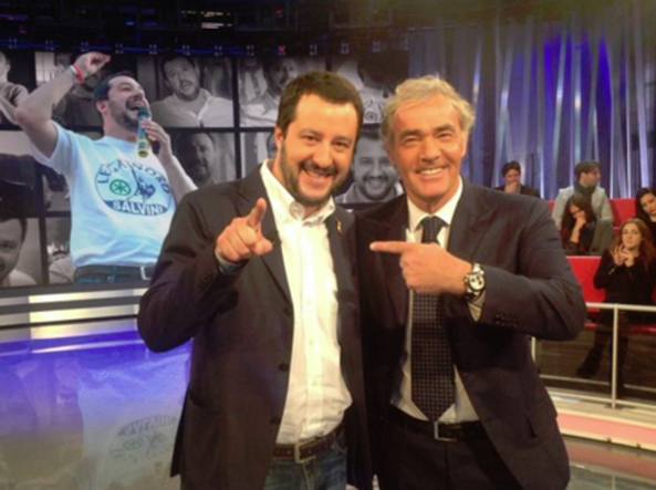 Giletti e Matteo Salvini