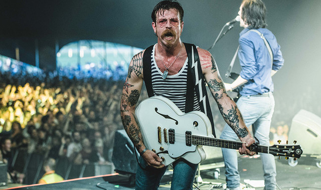 Gli Eagles of Death Metal in concerto