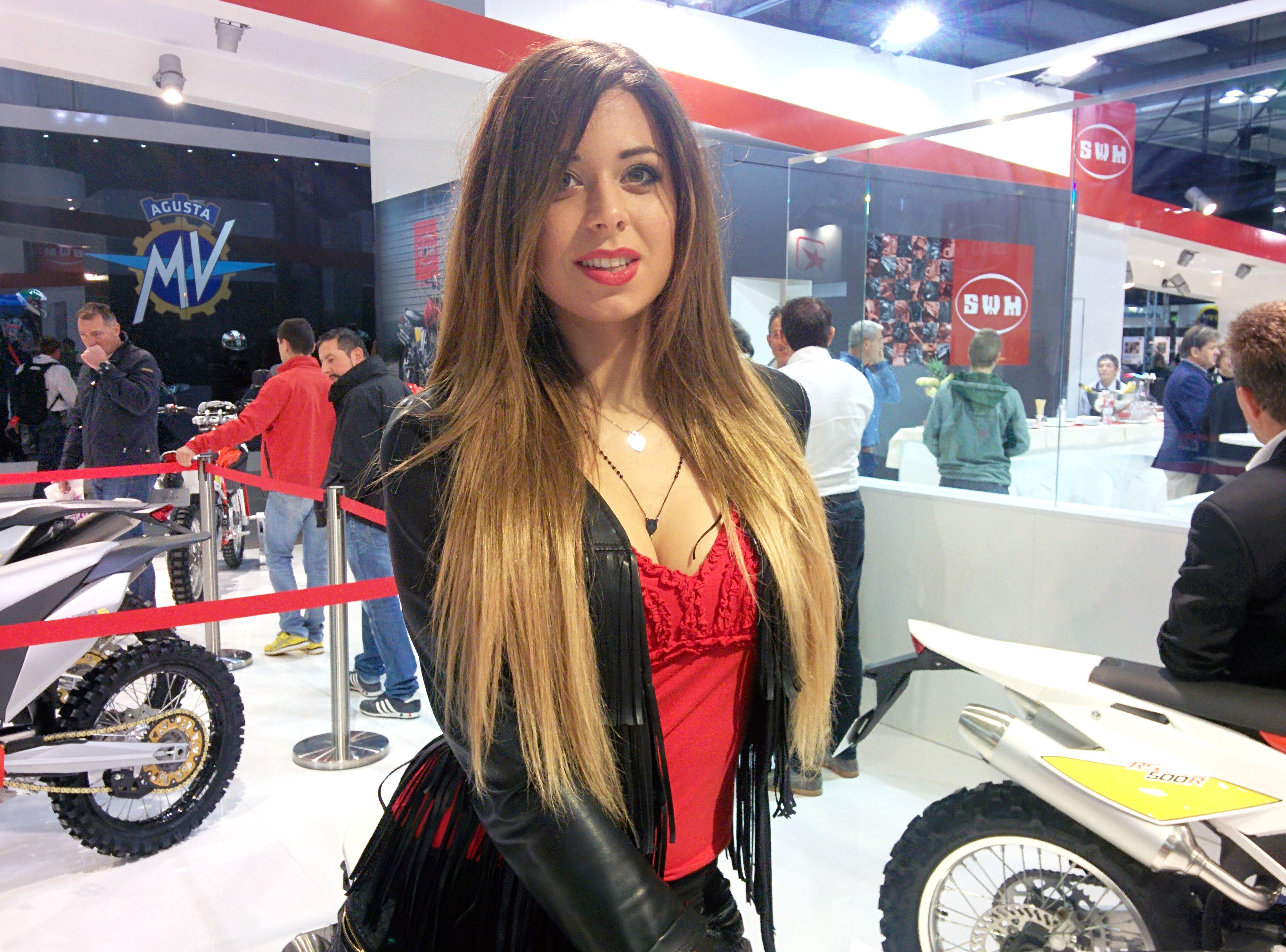 Le ragazze più sexy dell'Eicma 2015
