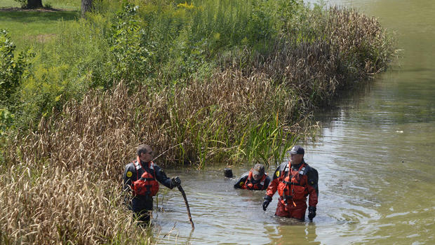 Il lago dove e' stato rinvenuto il corpo del bimbo