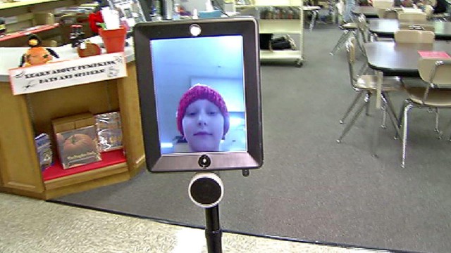 Il robot permettera' a Peyton di interagire con i suoi compagni ed i maestri