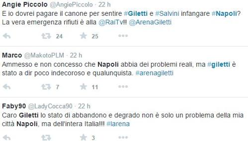 Il web contro Giletti