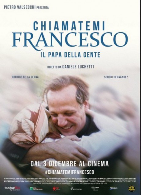 La locandina del film su Papa Bergoglio