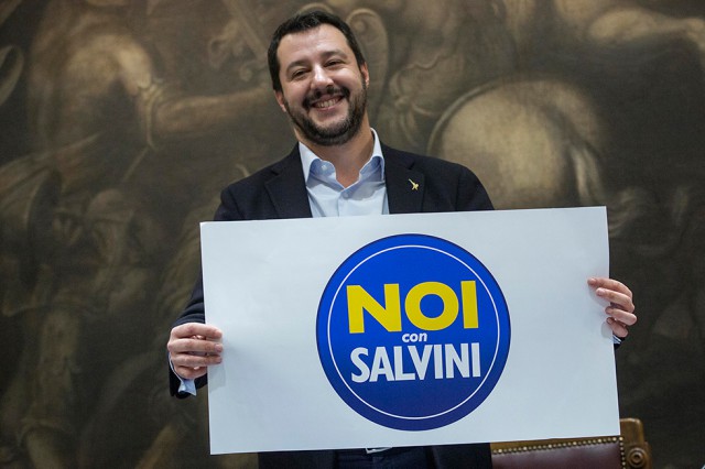 Matteo Salvini e' oggetto della filippica di Fo