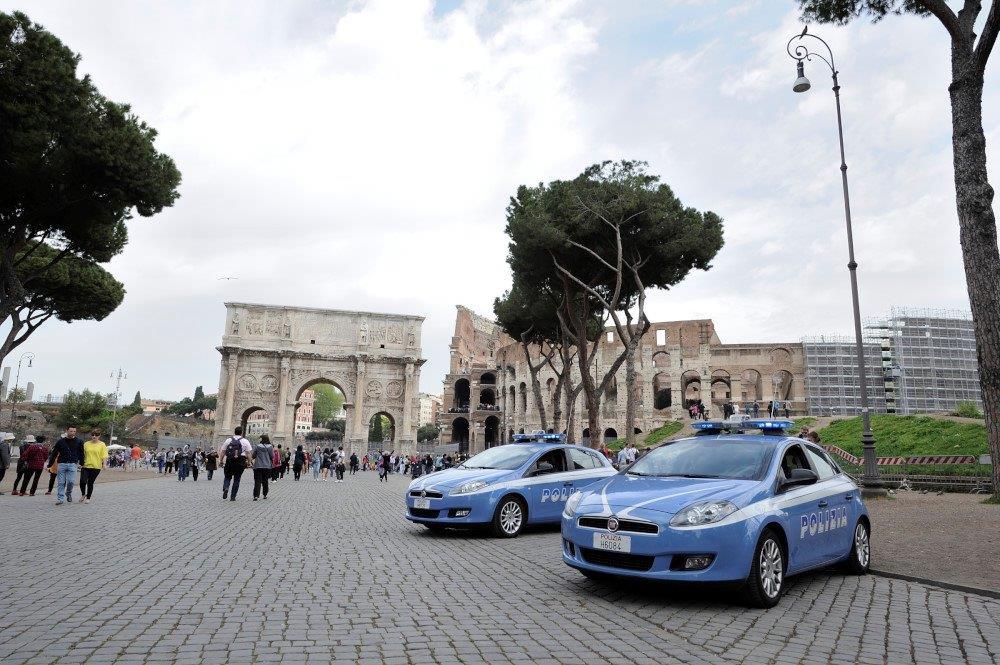 Roma sorvegliata dalla polizia