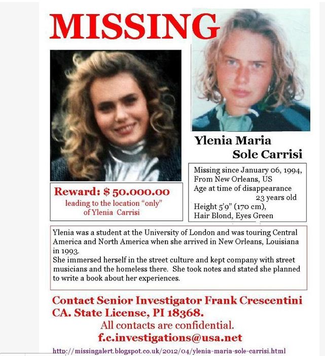 Ricerche di Ylenia Carrisi