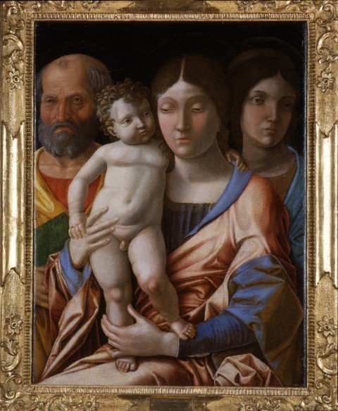 Sacra Famiglia con una santa, Mantegna