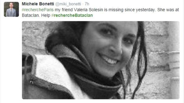 Valeria Solesin dispersa