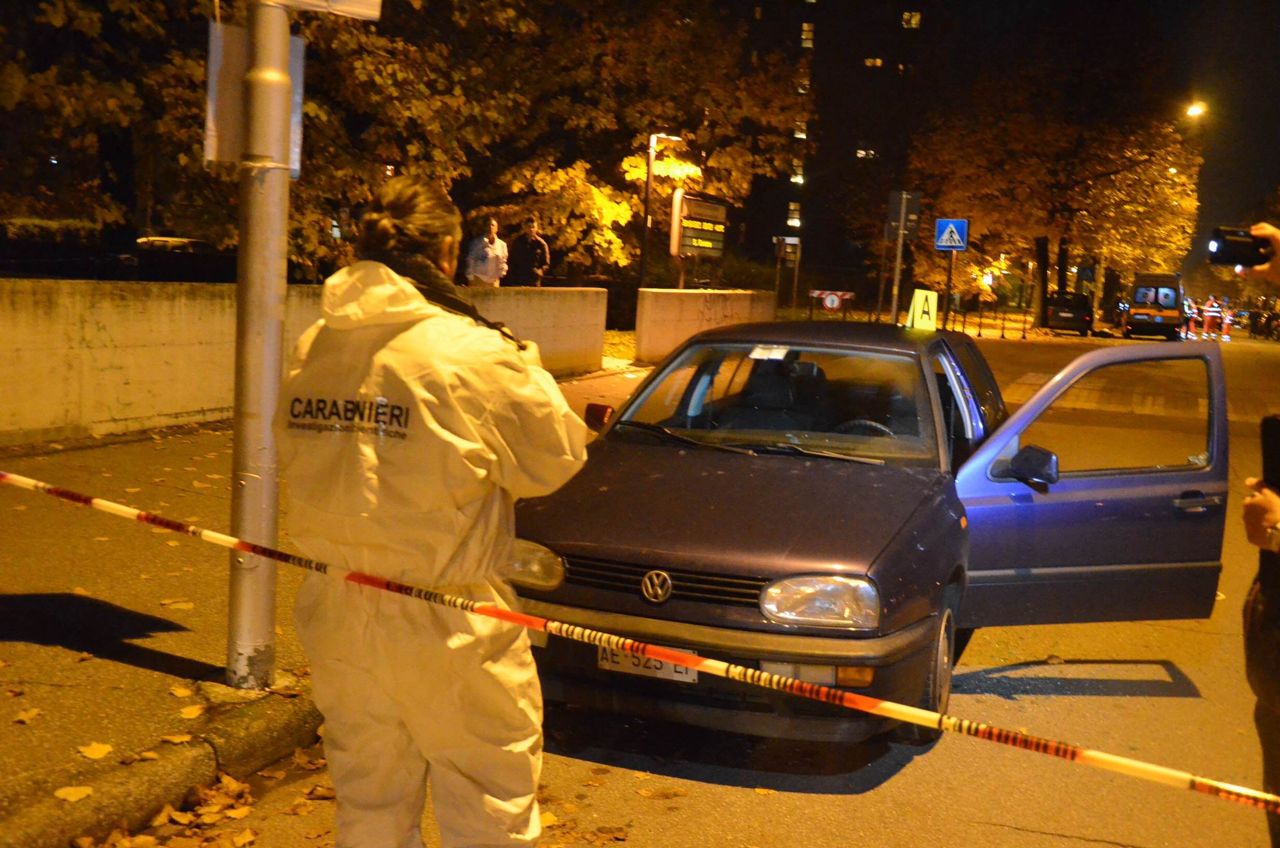 L'auto della vittima