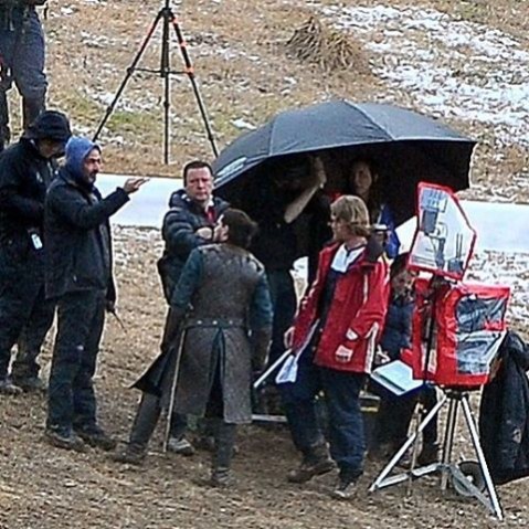 Jon Snow sul set della sesta stagione