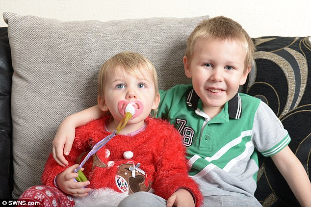 Bella con il fratello Bobby