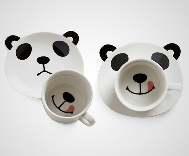 Anche i panda possono diventare splendide tazze regalo