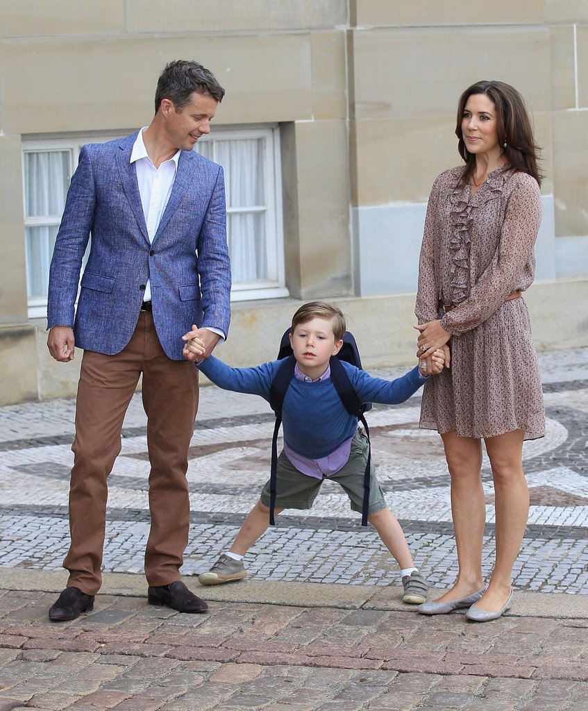 Christian con i genitori