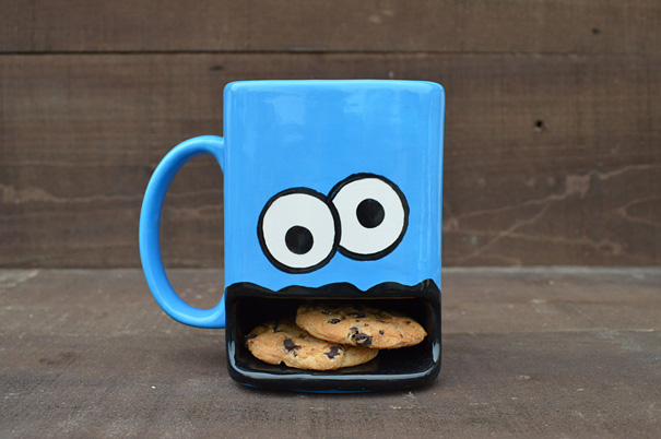 La simpatica tazza di Cookie Monster