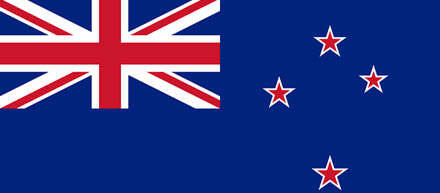 L'attuale bandiera della Nuova Zelanda