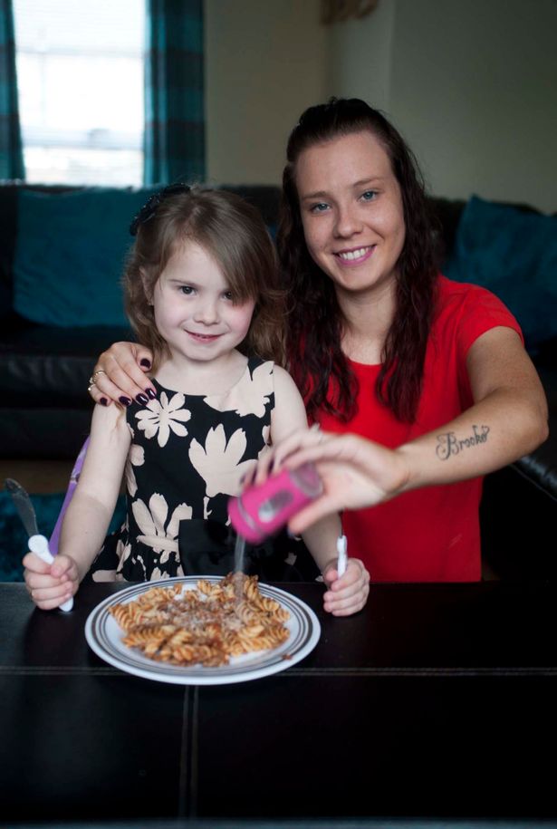 Brooke Masson con sua madre