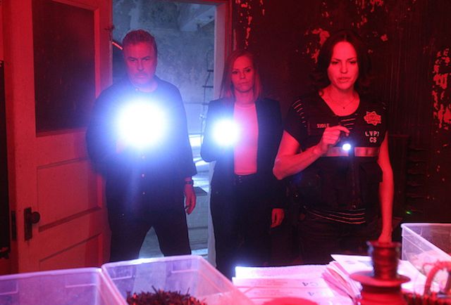 Sara Grissom e Catherine in CSI Immortality