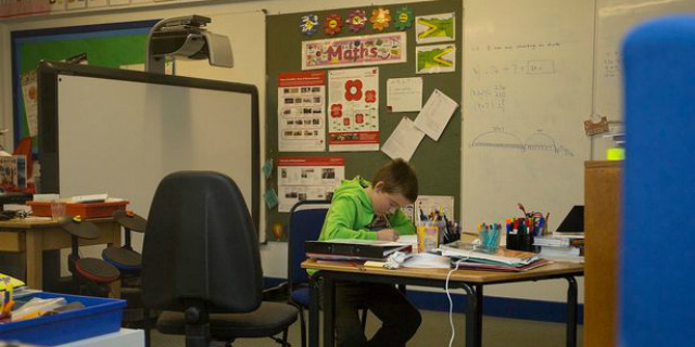 Aron Anderson a scuola