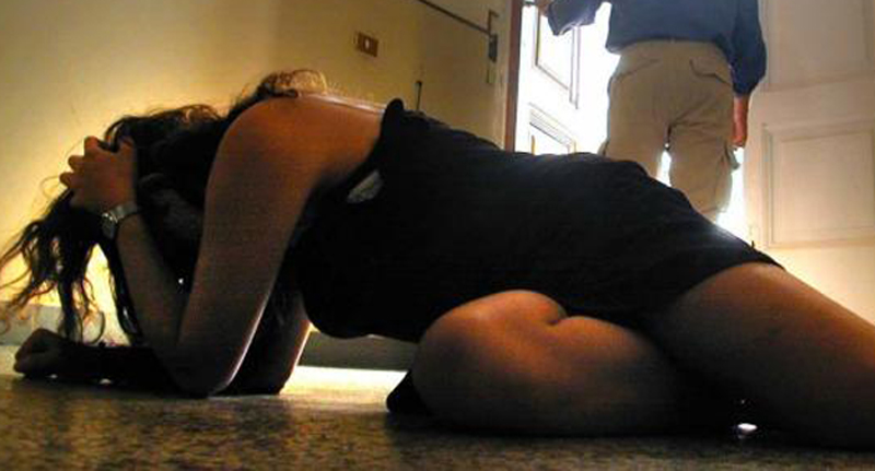 Donna picchiata dal marito