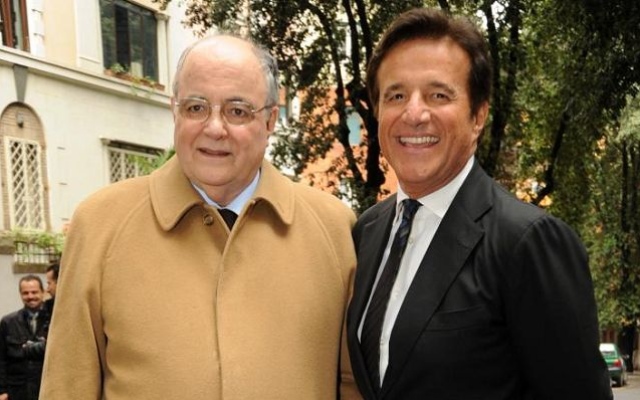 Christian De Sica con il fratello Manuel