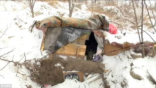 Abitazione di fortuna di Bogdan